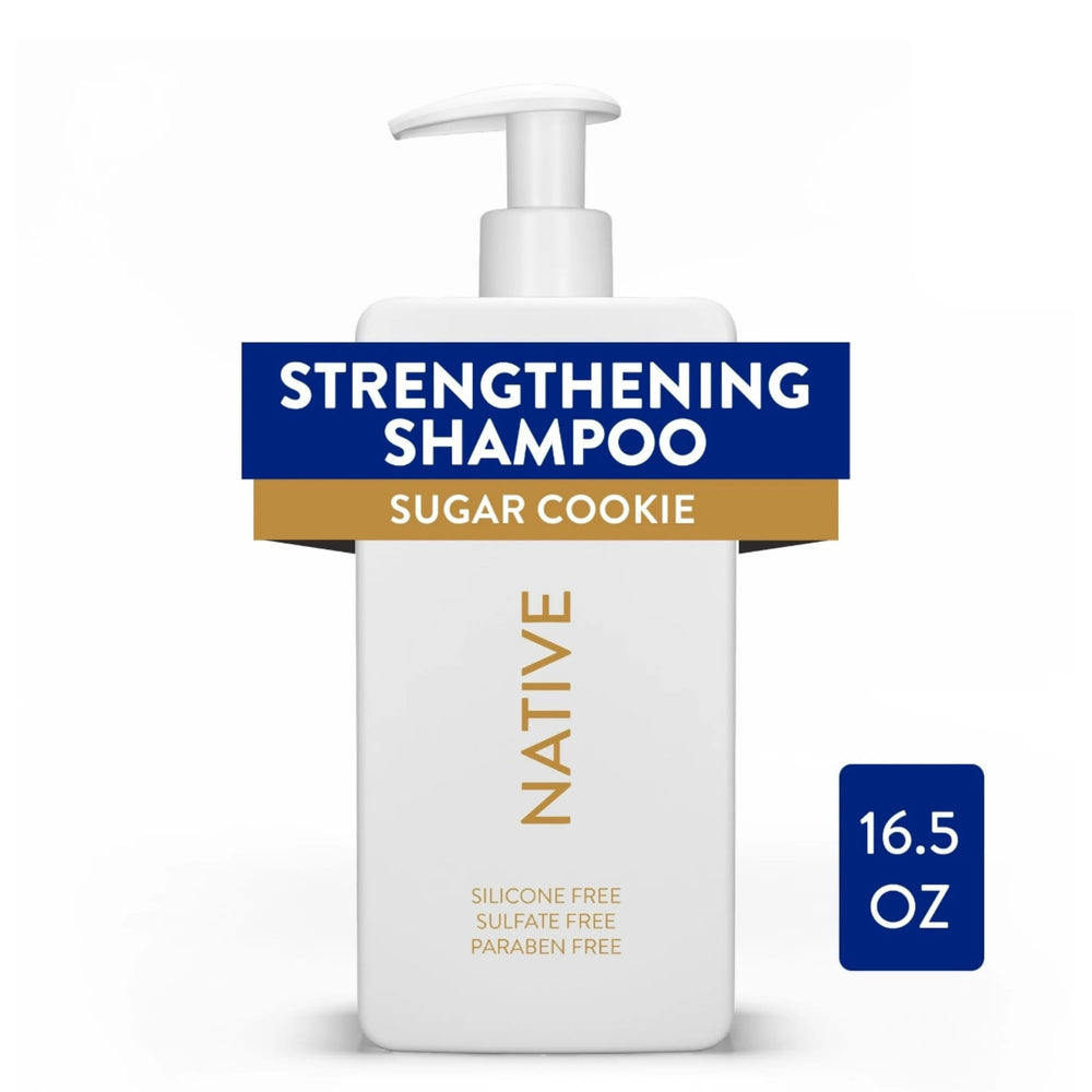 Native Sugar Cookie conditioner bottle highlights fragrance for soft hair.