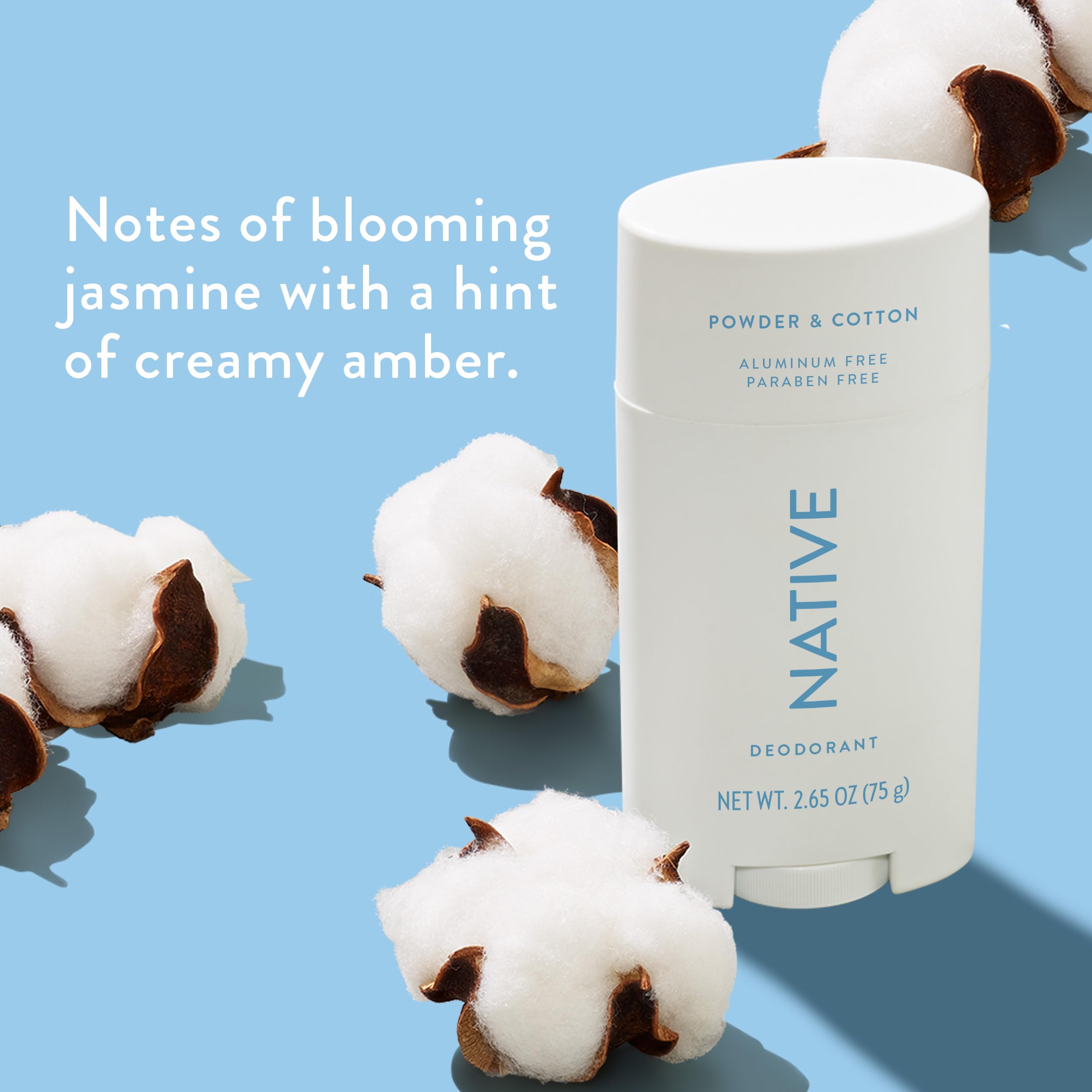 Native Deodorant 72-hour odor-control graphic implies extended freshness throughout the day.