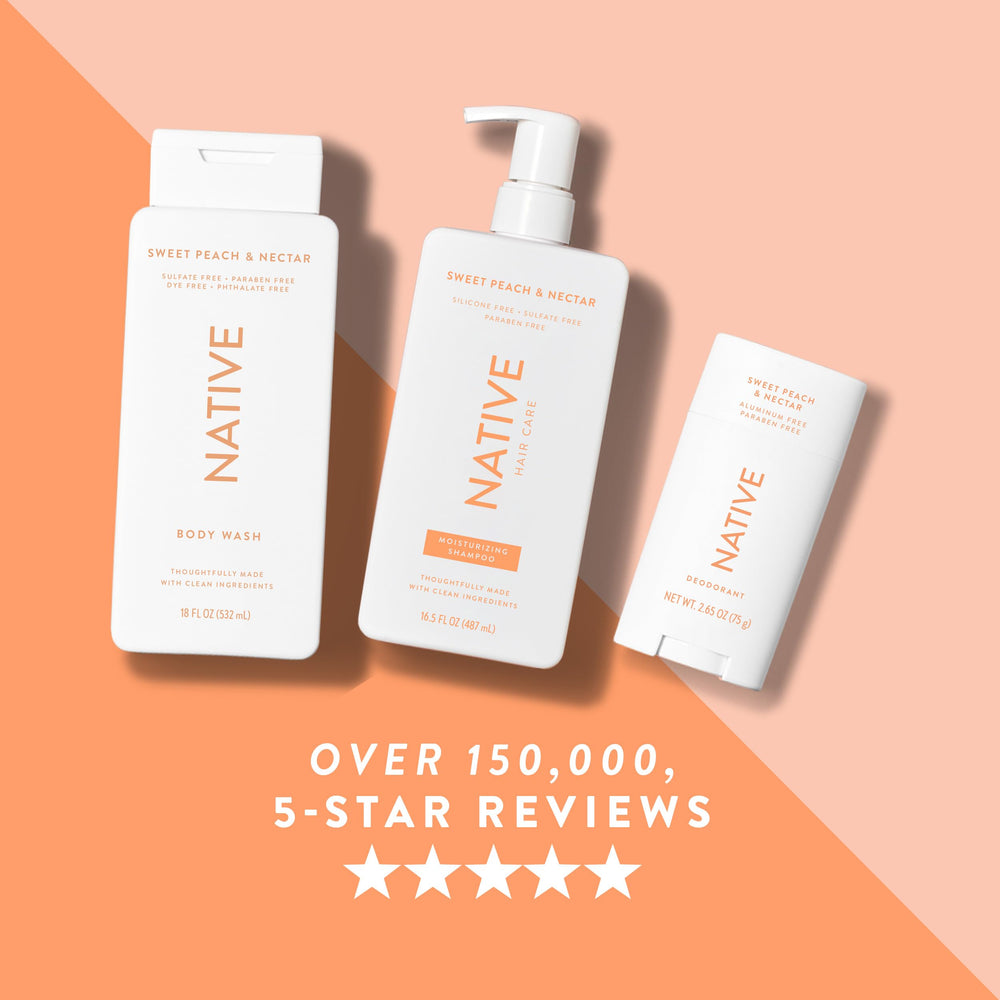 Native deodorant aluminum-free formula emphasizes safety and peace of mind.