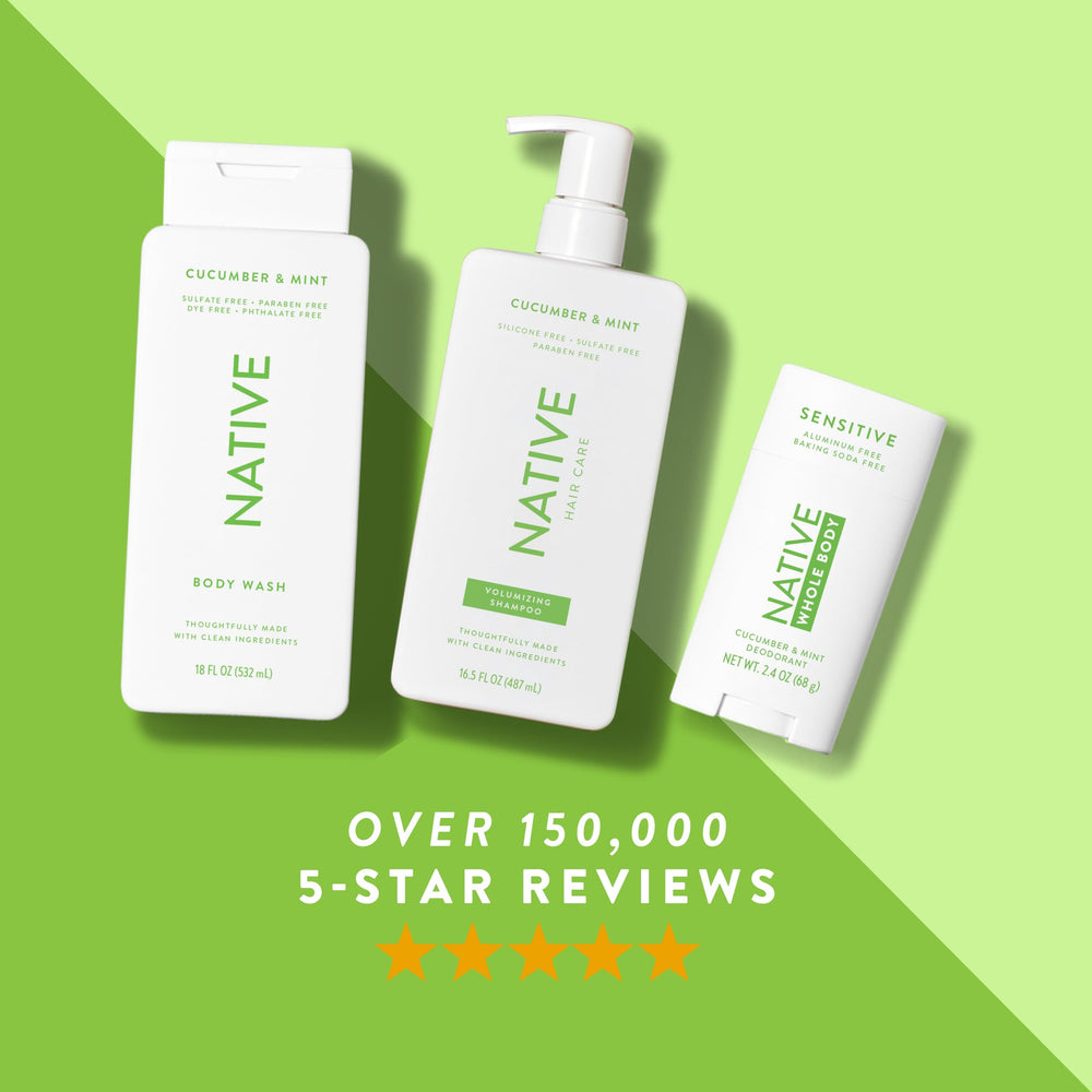 Native 72-hour odor protection icon suggests long-lasting freshness