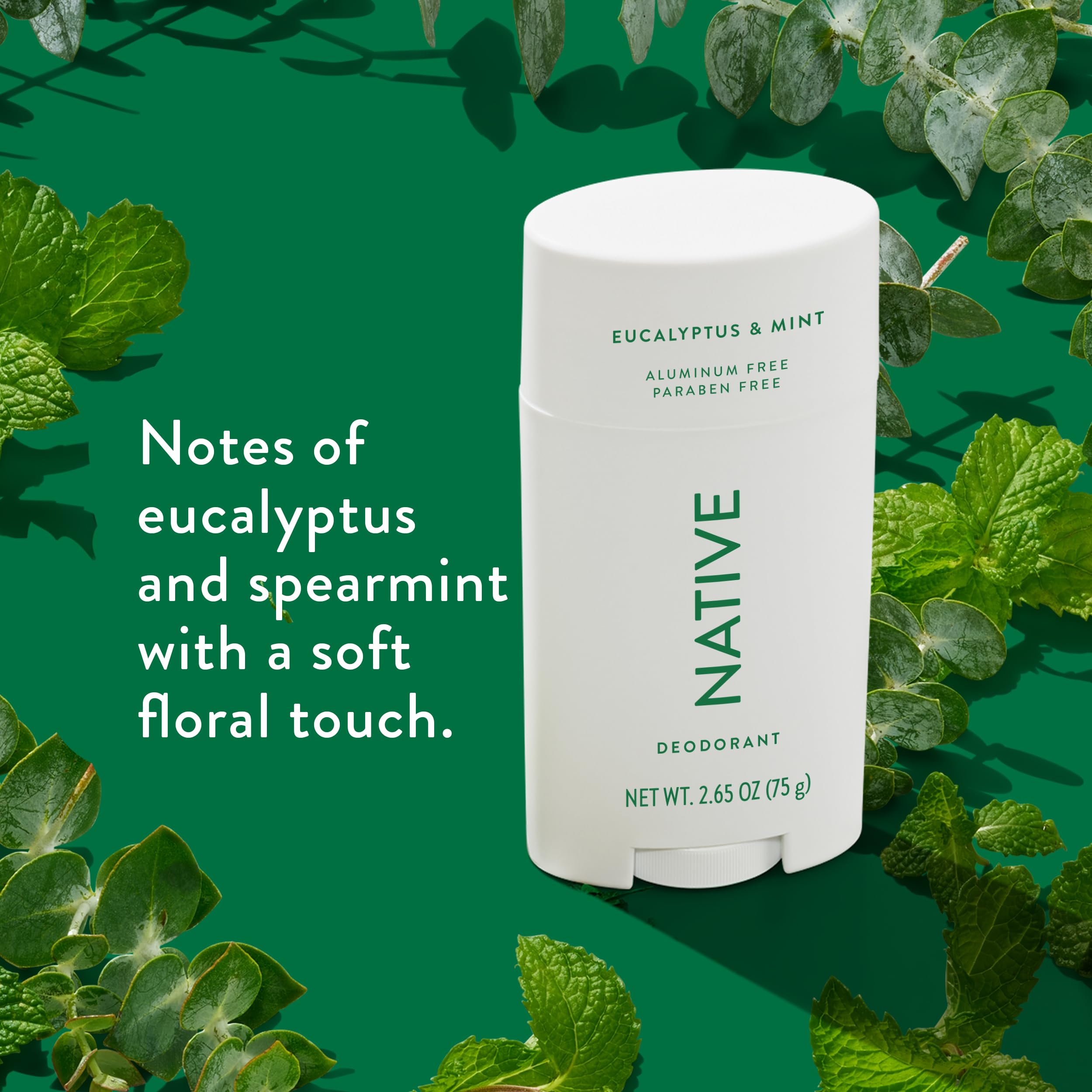 Close-up of cream-texture Native deodorant for smooth glide.