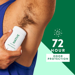 Eucalyptus-mint scent profile from Native deodorant with spa-like notes.