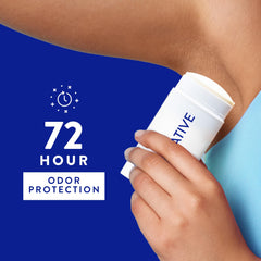 Native unscented packaging shows fragrance-free formula for sensitive skin.