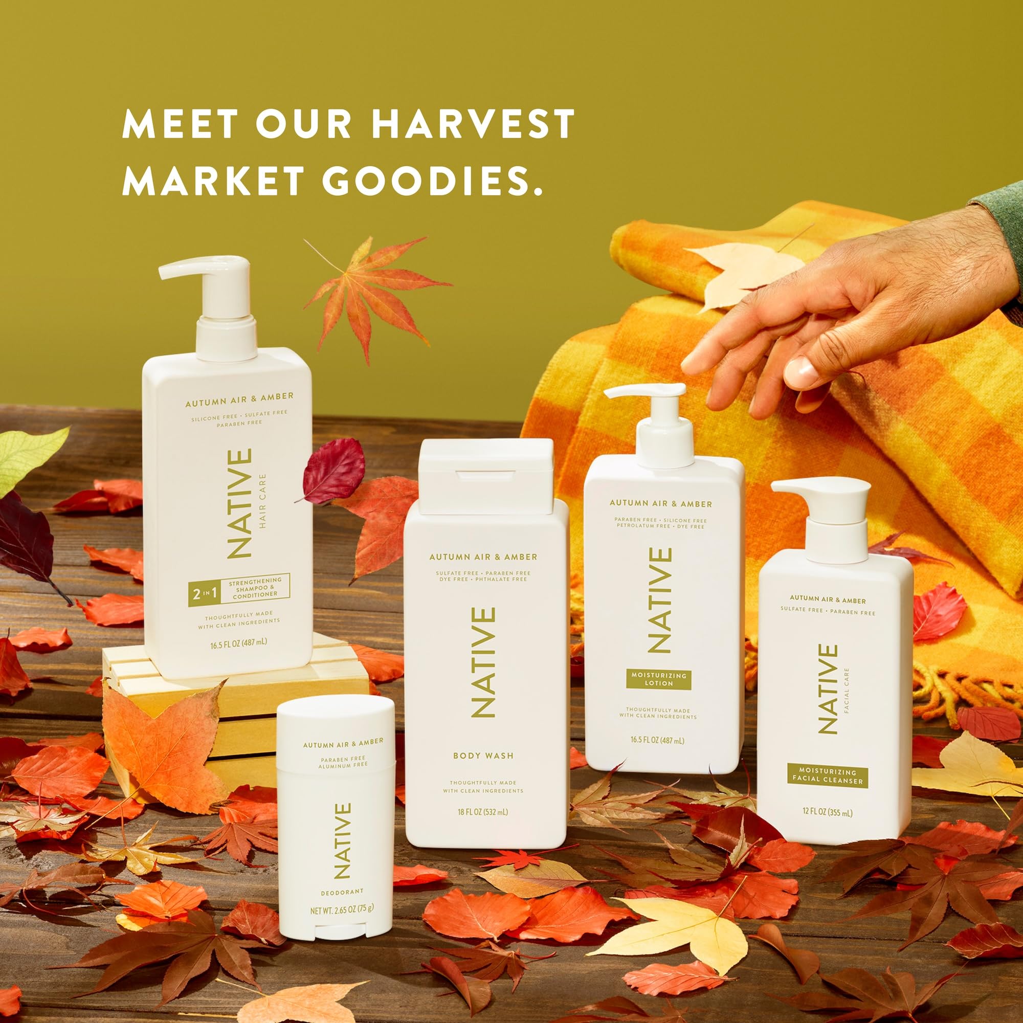 Native fall bundle packaging image emphasizing value and convenient size.