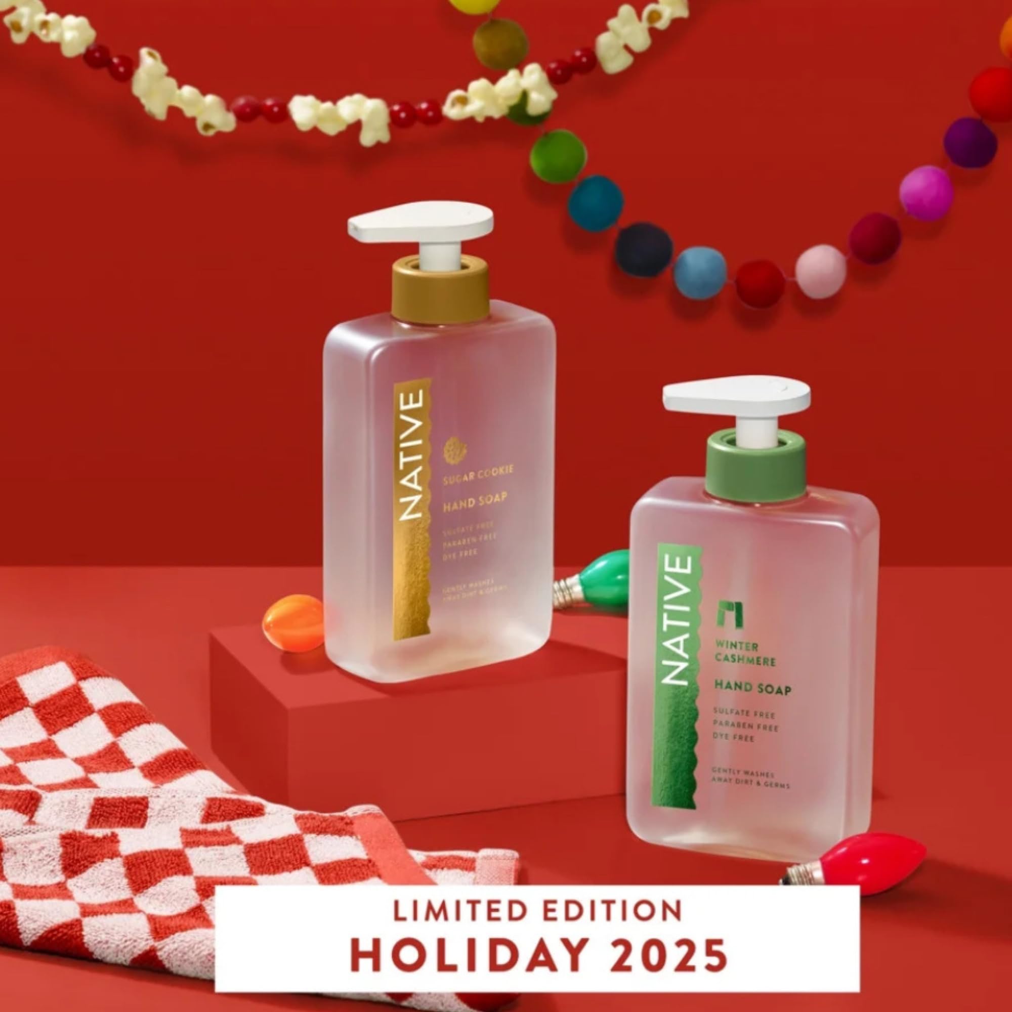 Native two-bottle collection delivers generous 13 oz each for longevity.