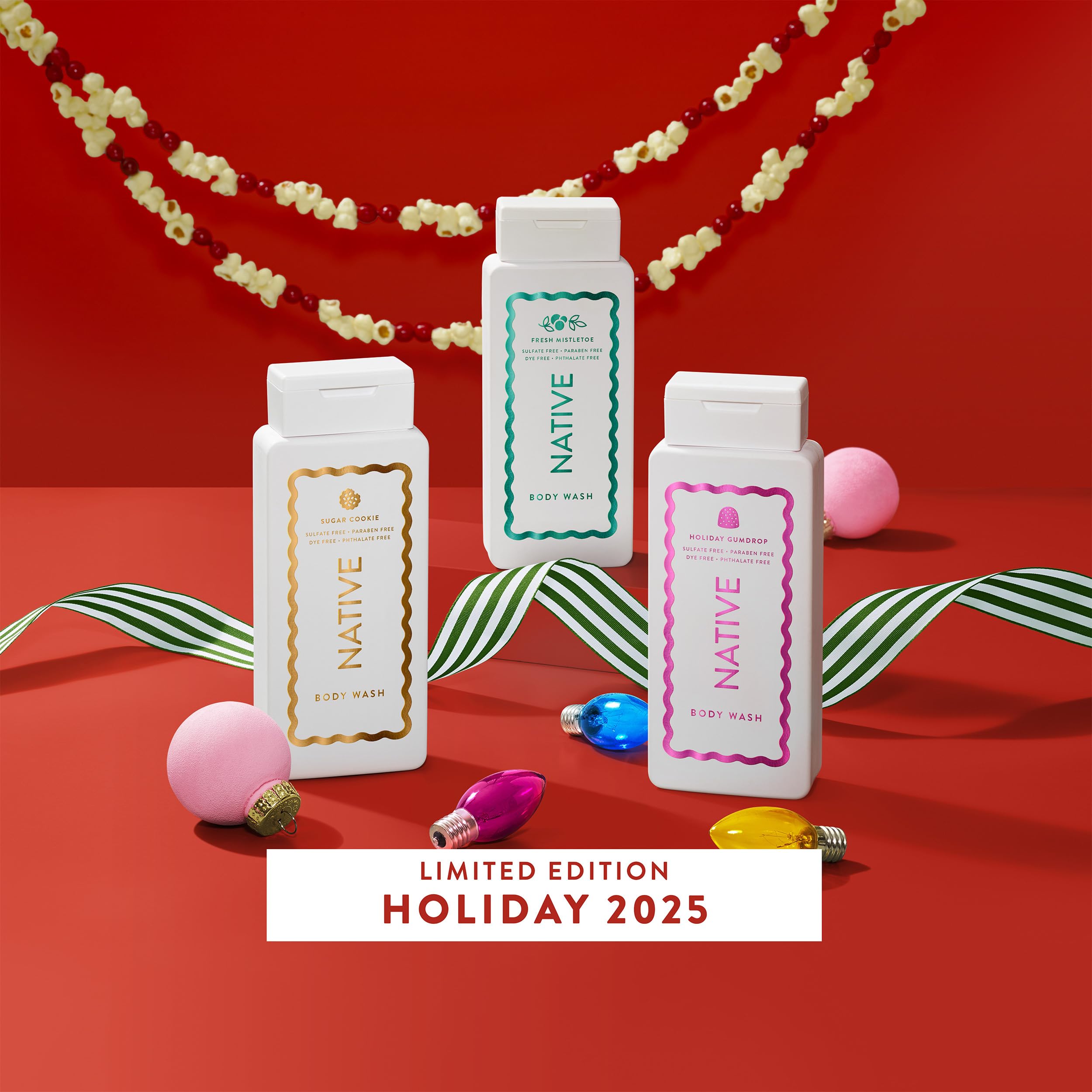 Native holiday-shoppe holiday-gumdrops packaging highlights vibrant seasonal vibe.