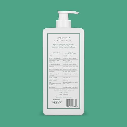 Native Lily Milk & White Sage lather in hand demonstrates creamy cleansing for nourishment.