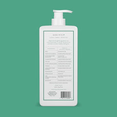 Native Lily Milk & White Sage lather in hand demonstrates creamy cleansing for nourishment.