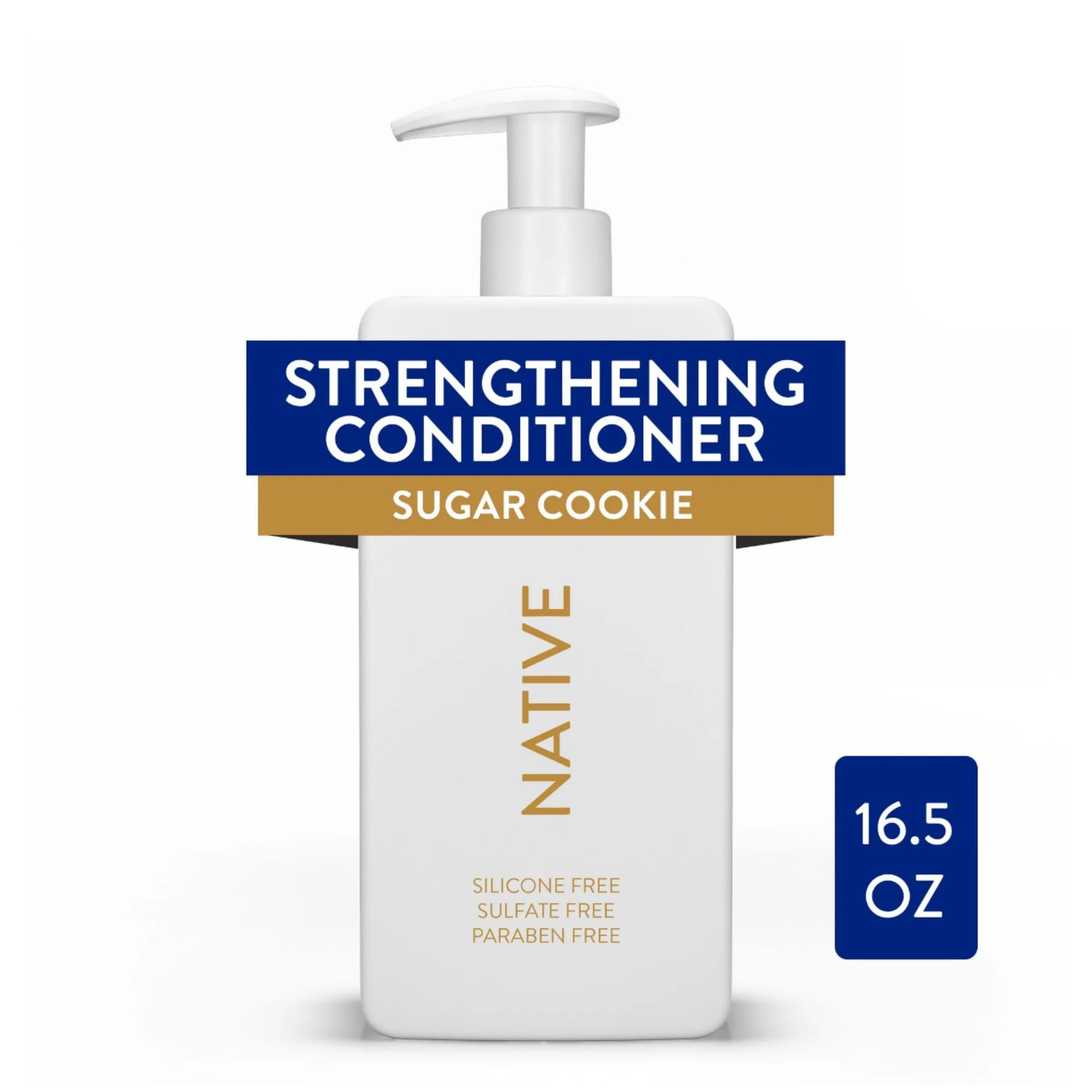 Native Sugar Cookie shampoo label front emphasizes limited edition details.