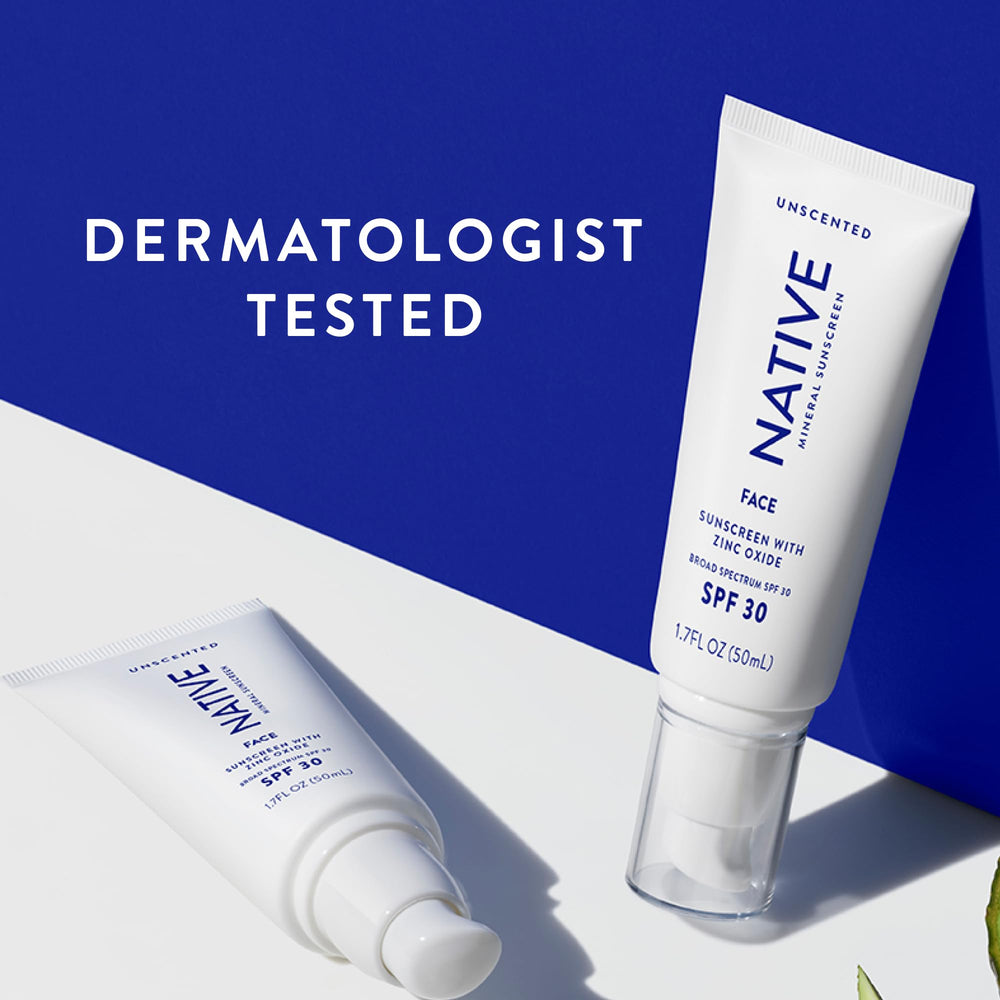 Native Sunscreen two-pack box highlights value and long-lasting mineral protection.