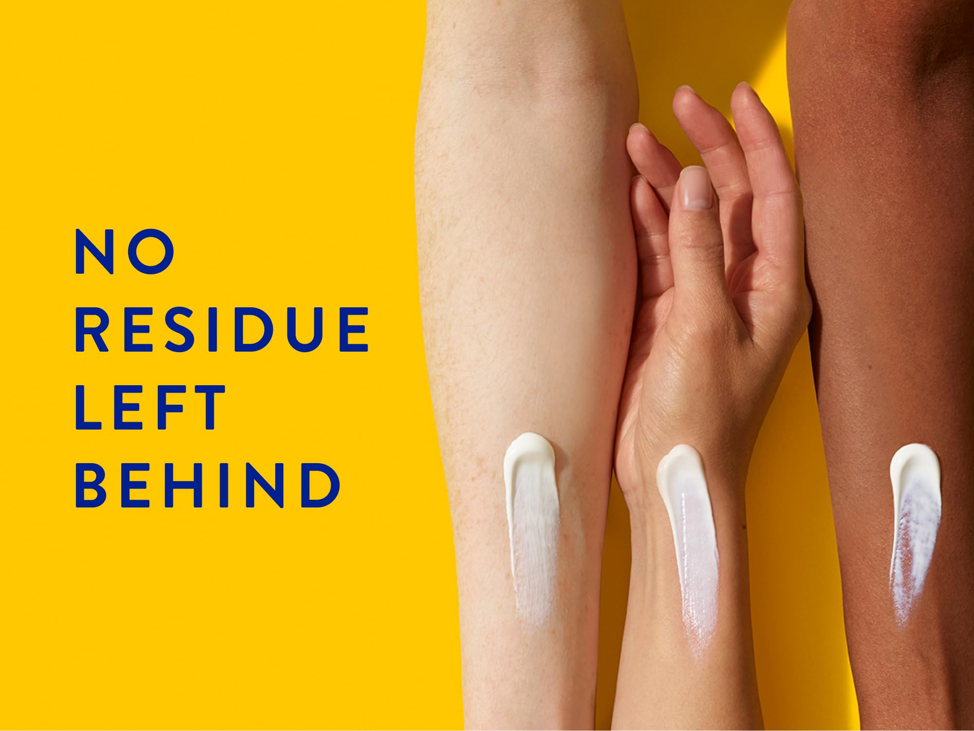 Native Sunscreen SPF 30 unscented texture shown for silky application.