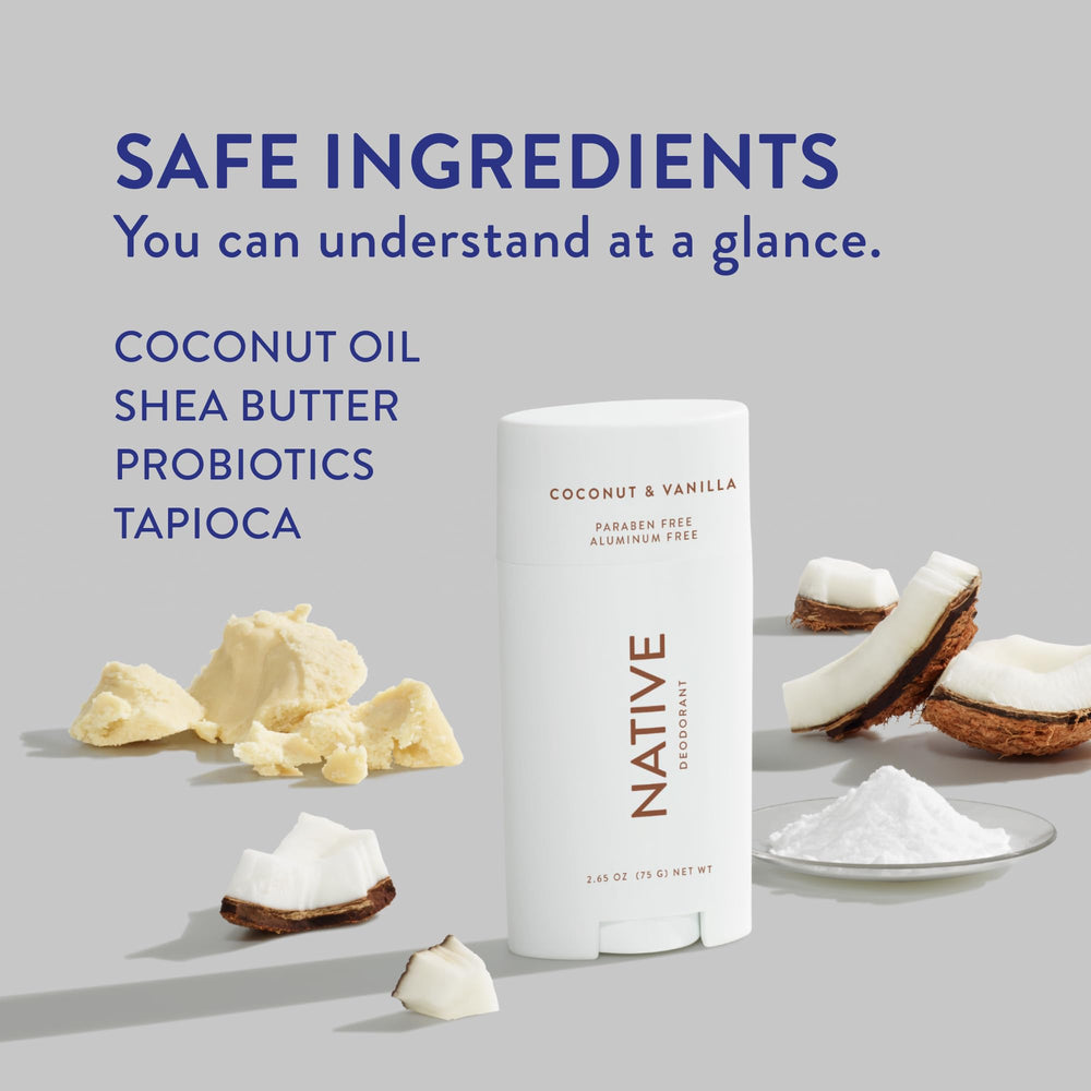 Native underarm swipe demonstrates easy application and all-day coverage.