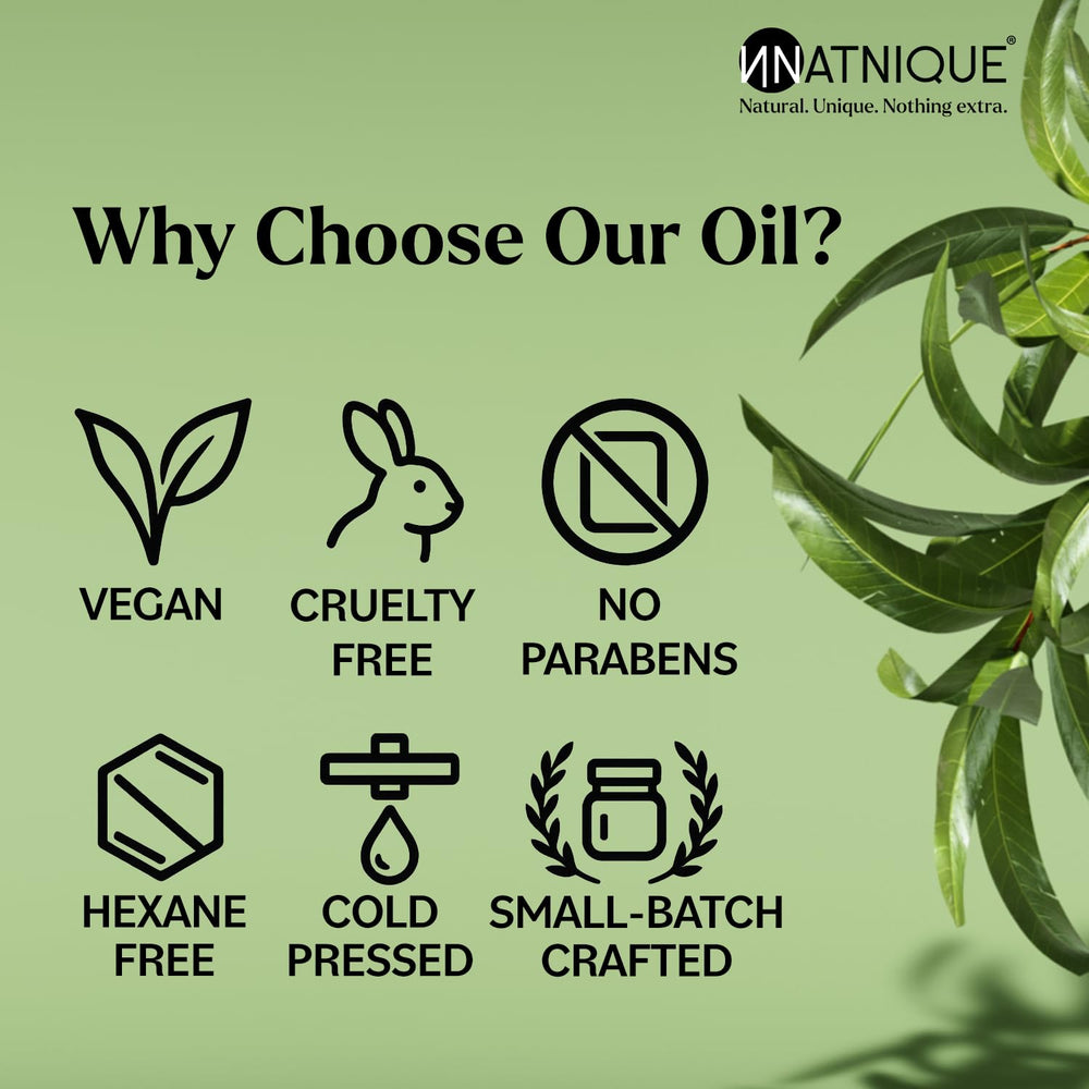 Natnique rosemary castor oil organic certification on packaging