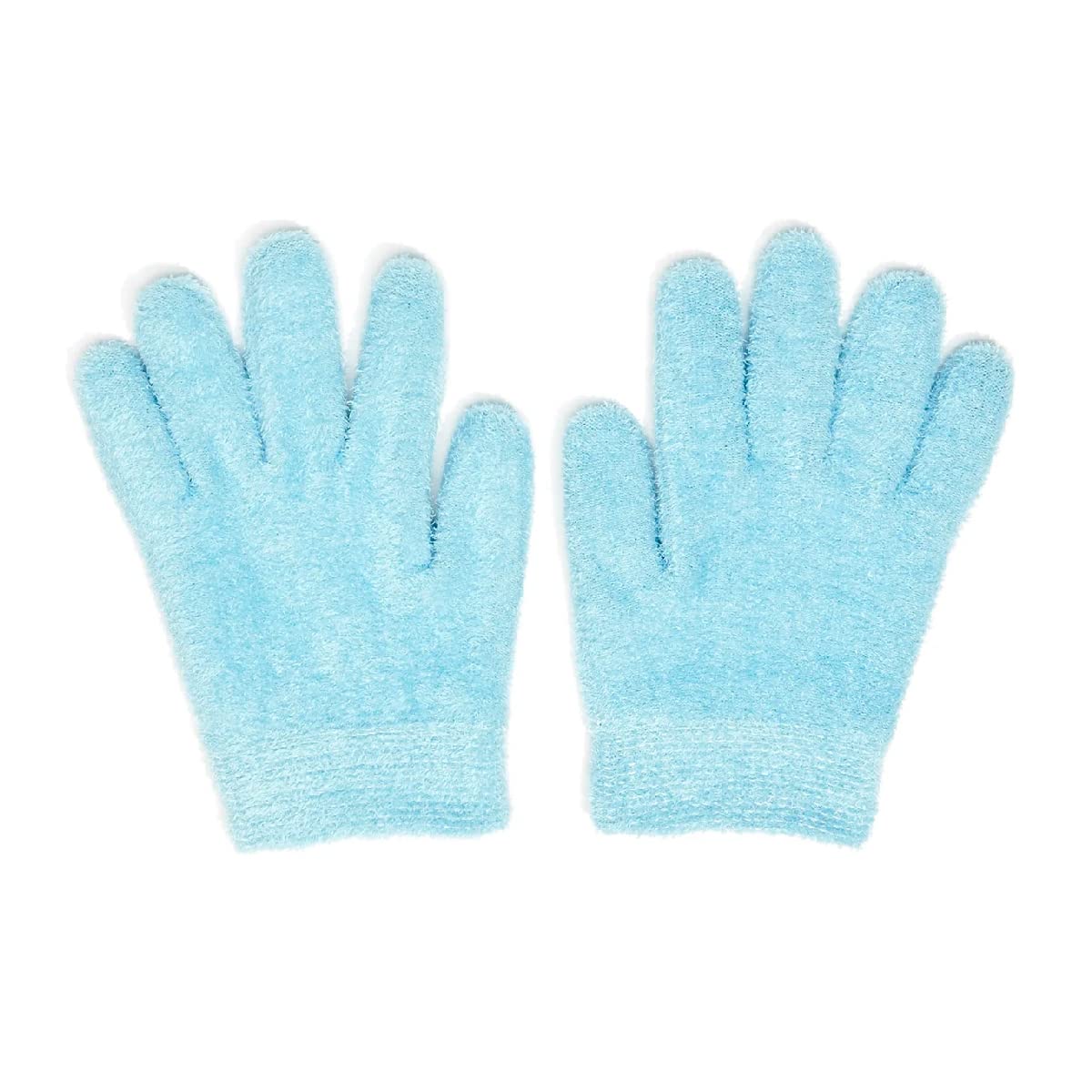 NatraCure Moisturizing Gel Gloves Aqua pack shot for hydration.