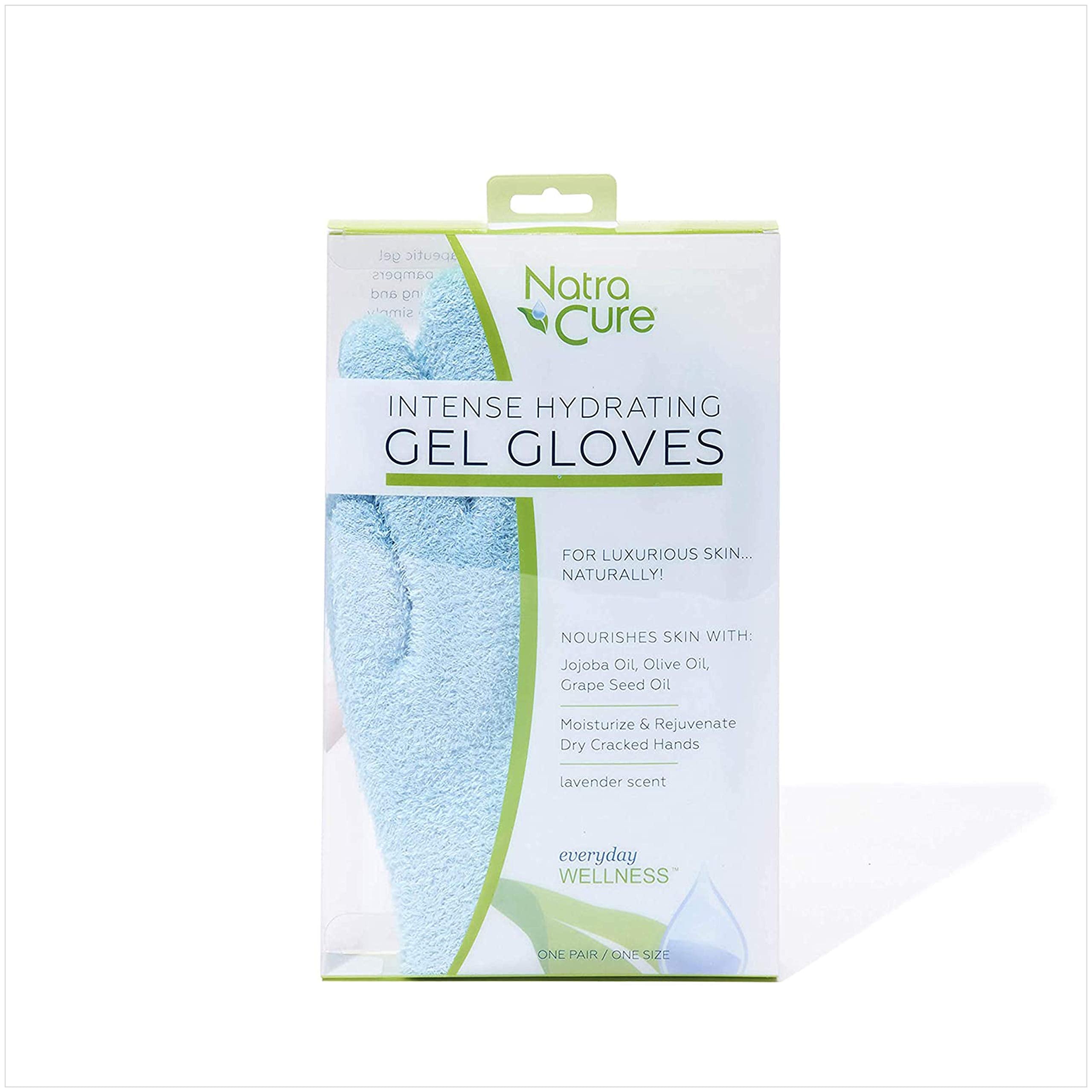 NatraCure Aqua packaging and gloves lifestyle image.