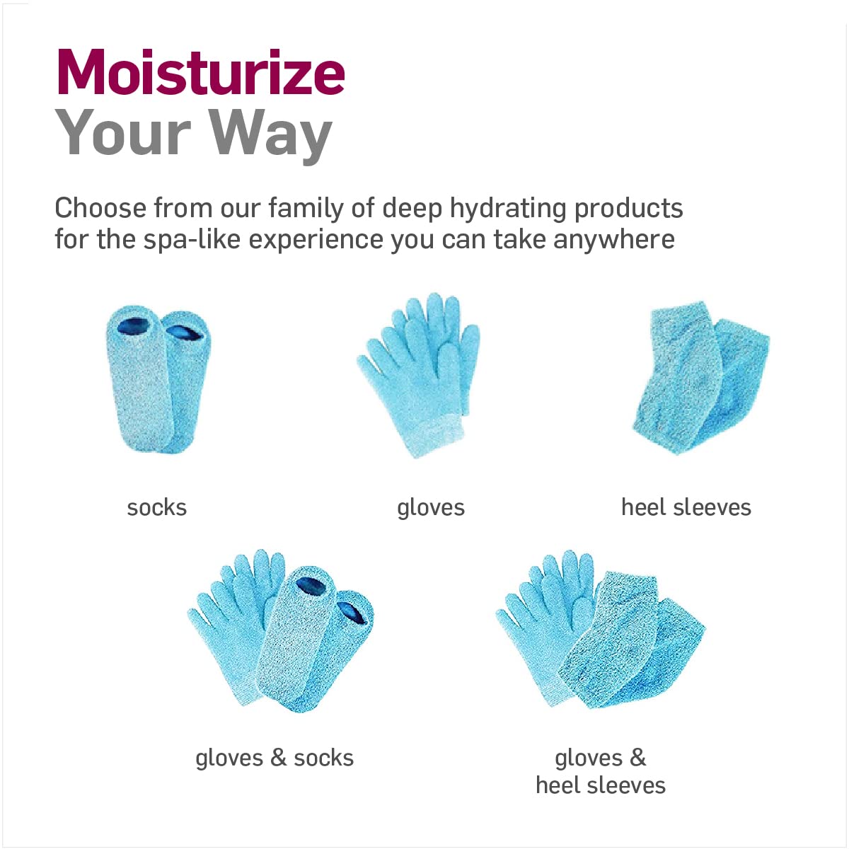 NatraCure Aqua interior gel lining detail for nourishment.