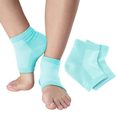 NatraCure vented gel heel sleeves pack closeup for breathable day wear.
