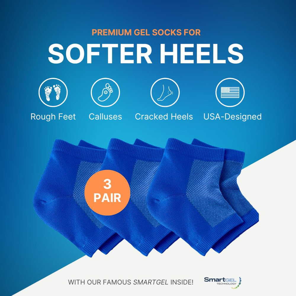 NatraCure heel sleeves worn on foot showing breathable design