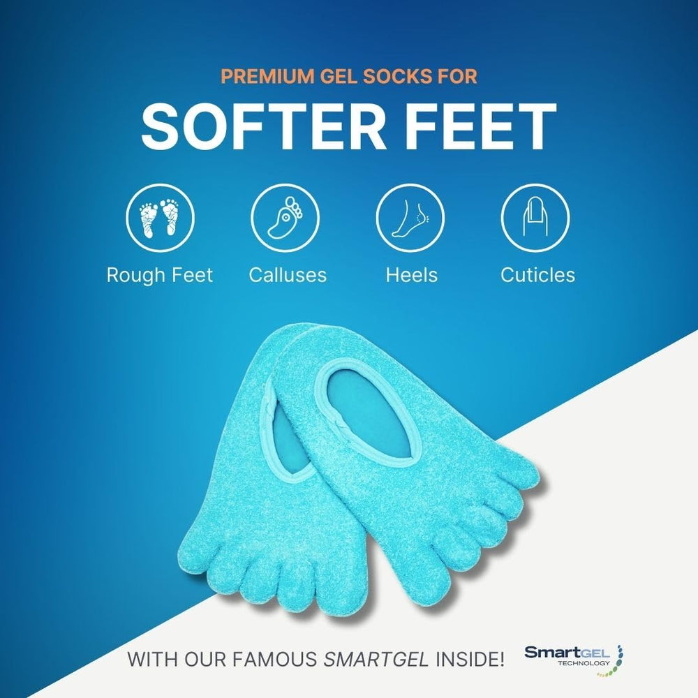 NatraCure SmartGel Inside shows warming release for at-home spa foot care.
