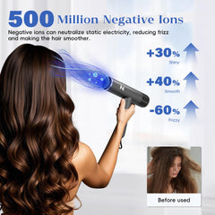 Natrial hair dryer concentrator attachment enables precise smoothing and fast airflow