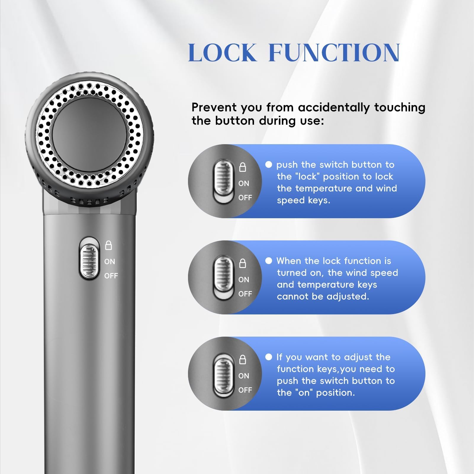 Natrial intelligent-heat-control ensures safer styling with reduced heat damage risk