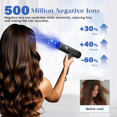 Natrial Ionic professional dryer speed settings customize airflow for different styles.
