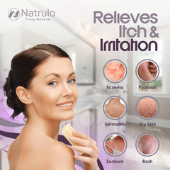 Natrulo eczema soap bar body gentle cleanse for dry flaky skin