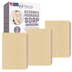 Natrulo eczema soap bar for face and body soothing facial skin