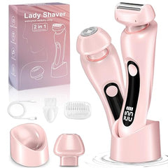 NaTuGi 2-in-1 shaver face head for precise facial hair removal on lips and temples.