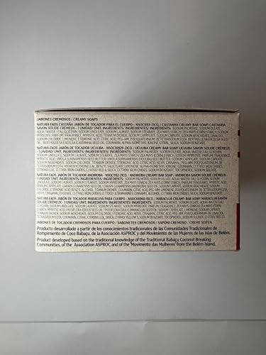Natura bar soap maracuja bar offers passion fruit notes for refreshing cleansing