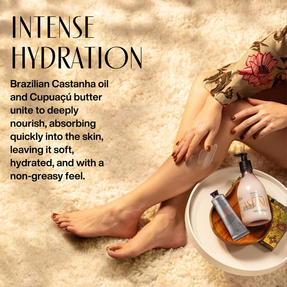 Natura Brazil Nut oil ingredient close-up showcases skin nourishment.