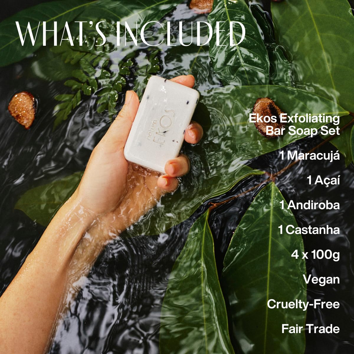Natura Exfoliating Bar Soap Set Gift Box ready for gifting
