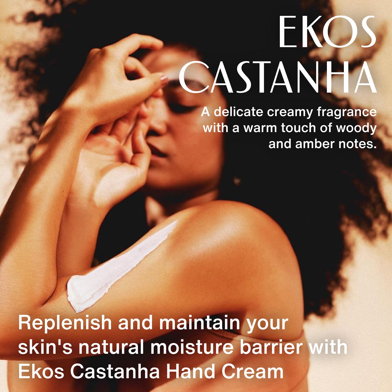 Natura hand with soft, moisturized skin after application demonstrates cuticle smoothing.