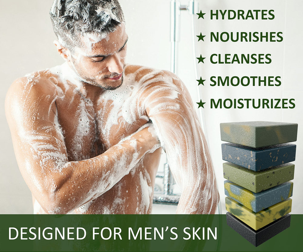 Natural American Elements spring falls bar for moisturized skin and balanced cleanse.