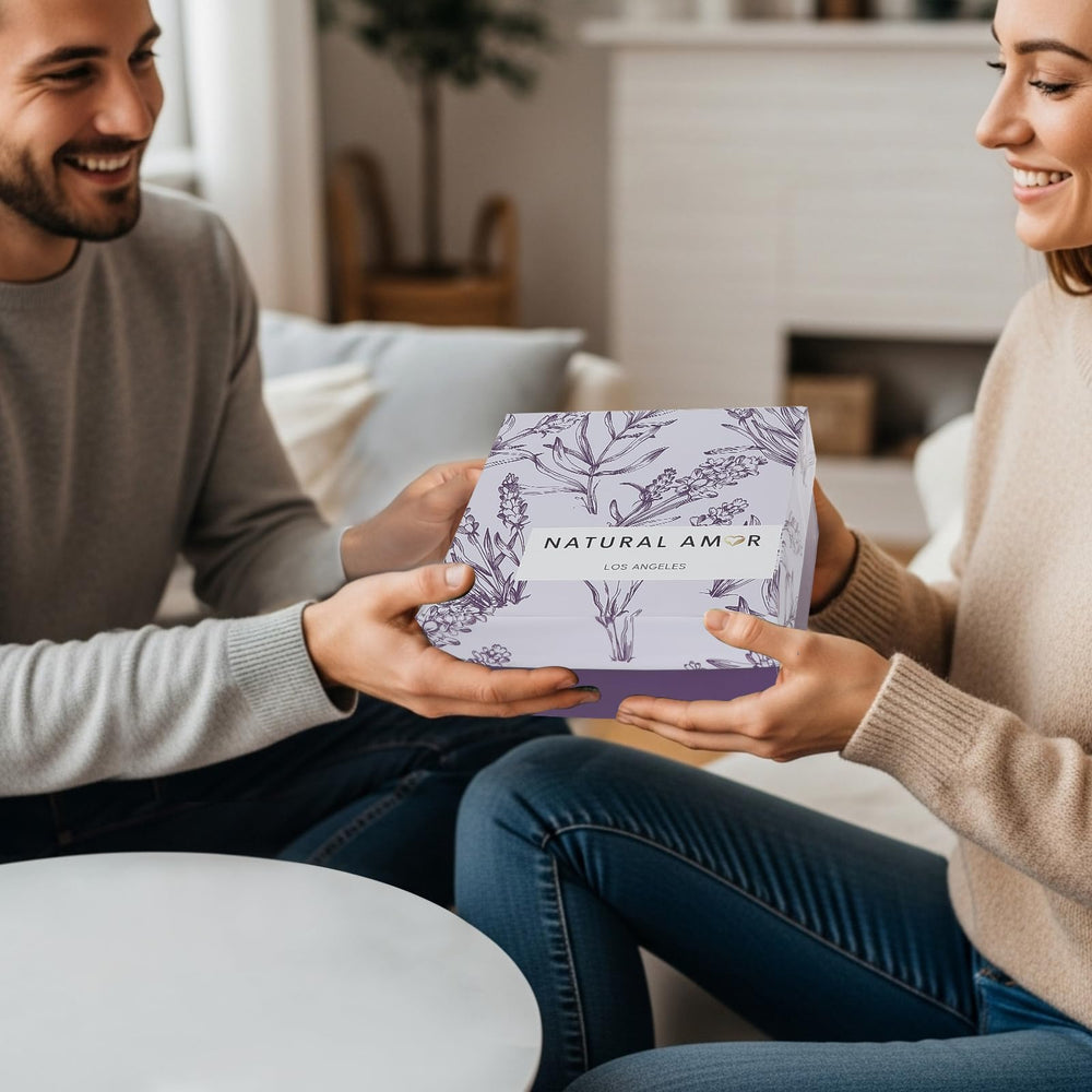 Natural Amor Los Angeles spa-set close-up highlights handcrafted small-batch care and premium feel.
