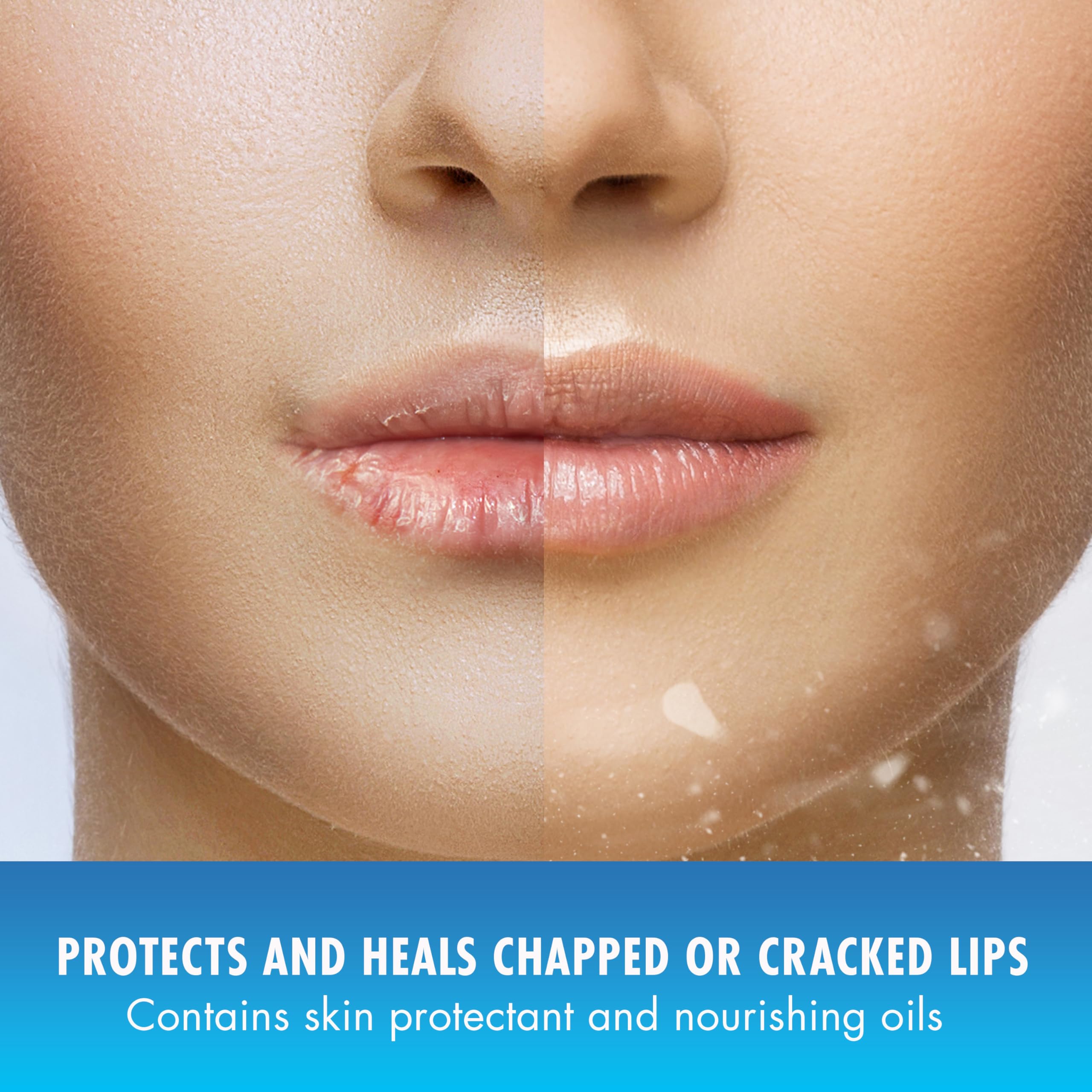 Natural Ice lip balm mint-scent suggesting refreshing cooling sensation.