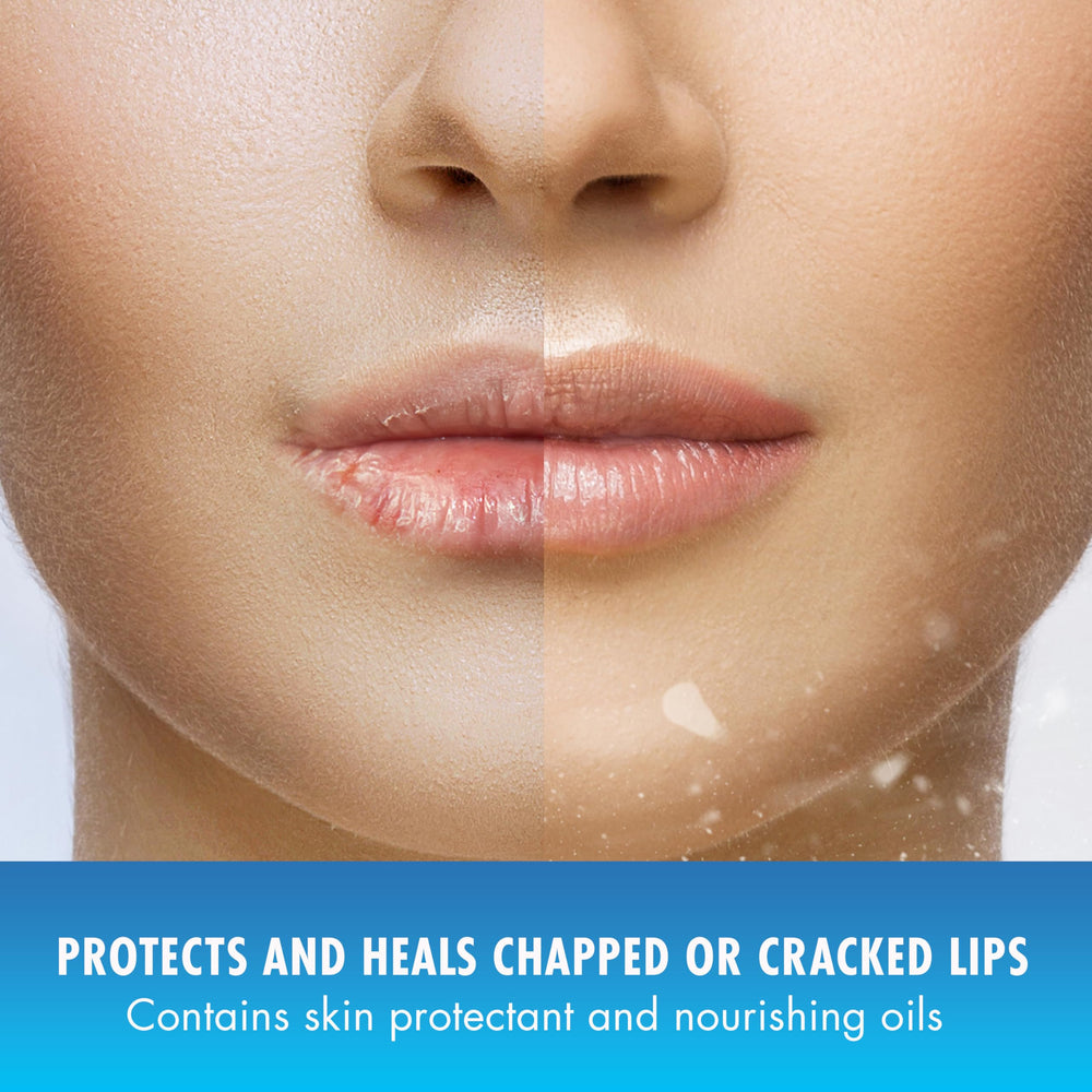 Natural Ice lip balm mint-scent suggesting refreshing cooling sensation.