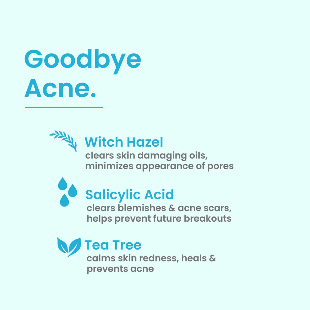 Natural Outcome Acne Clarifying Face Toner fits teens' skincare routine before school.