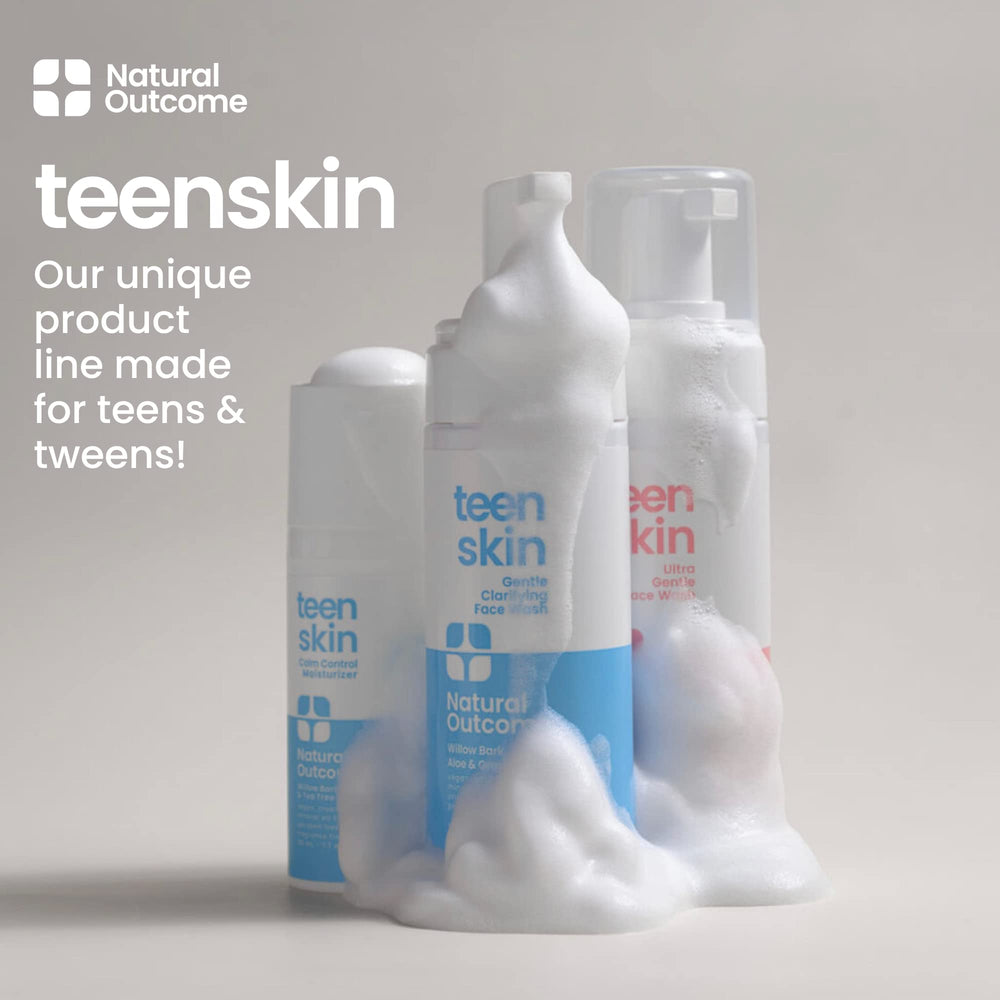 Natural Outcome uses aloe, chamomile, and tea tree for soothing botanical cleansing.