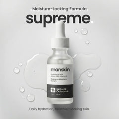 Aplicador de Natural Outcome Man Skin Supreme Serum facilita la aplicación en el rostro.