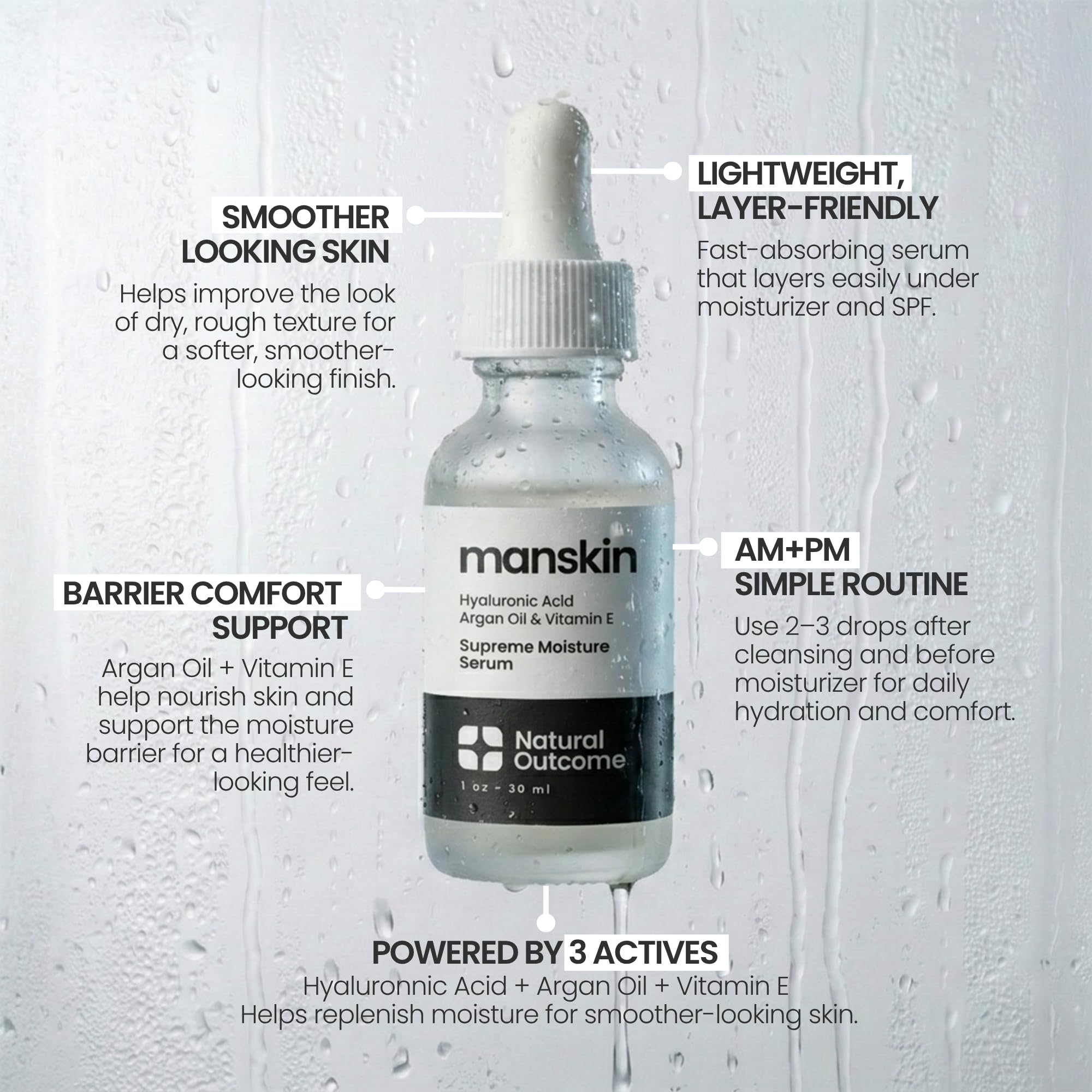 Piel más radiante tras la rutina con Serum Supreme.