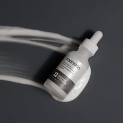 Natural Outcome Man Skin serum application demonstrates easy nightly routine for hydration