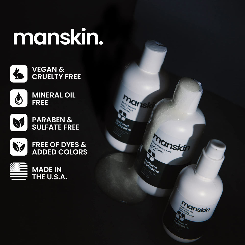 Natural Outcome Man Skin Supreme Moisture Serum USA-made production