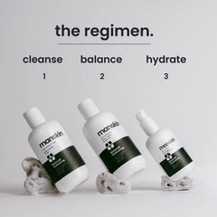 Natural Outcome rejuvenating facial cleanser closeup with mint for refreshing cleanse.