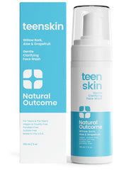 Natural Outcome Teen Skin Face Wash bottle—gentle daily cleanser for teens and preteens.
