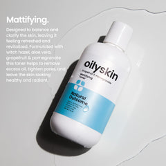 Natural Outcome Toner Witch Hazel closeup communicates clarity and oil control