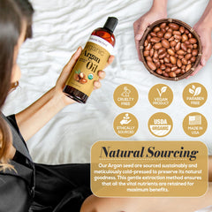 Natural Riches Argan Oil for damaged hair renews softness without heaviness