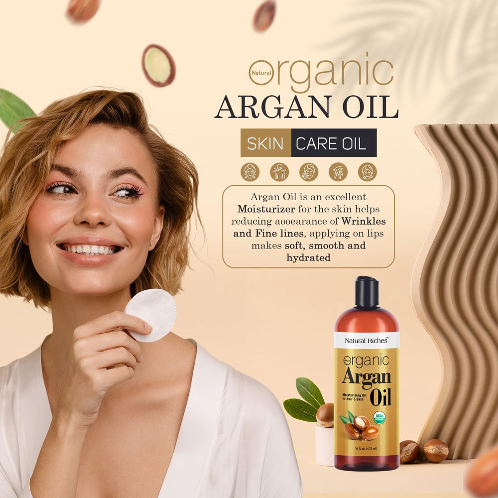 Natural Riches Argan Oil delivers deep moisture and humidity resistance