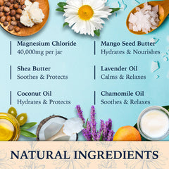 NaturallyMum Magnesium Butter massage-circle, quick circular rub for skin absorption