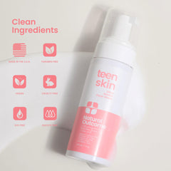 Natural Outcome green tea pomegranate aloe ingredients highlight soothing botanicals